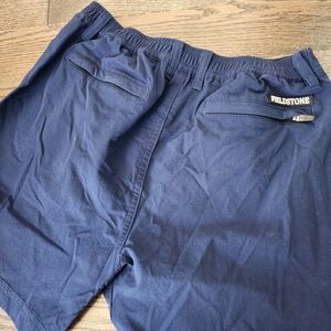 Fieldstone Kids Navy Elastic-Waist Shorts